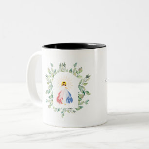 Taza Bicolor Divine Mercy Mug