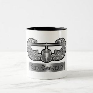 Taza Bicolor División Aerotransportada 101 Dos Tonos 11 Oz http