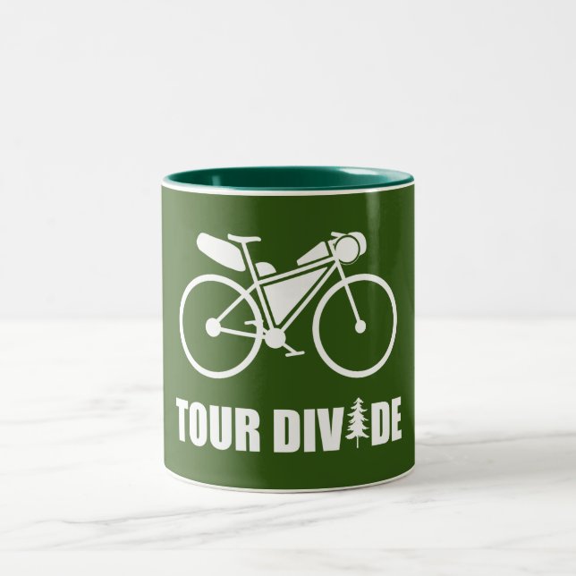Taza Bicolor Divisoria Bikepacking del viaje (Centro)