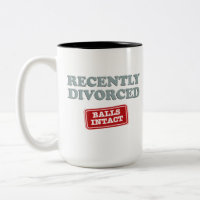 Divorciado recientemente, bolas intacto