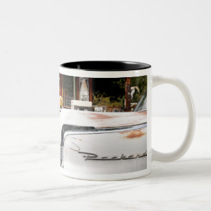Taza Bicolor Dixon, Nuevo México, Estados Unidos. Coche antiguo