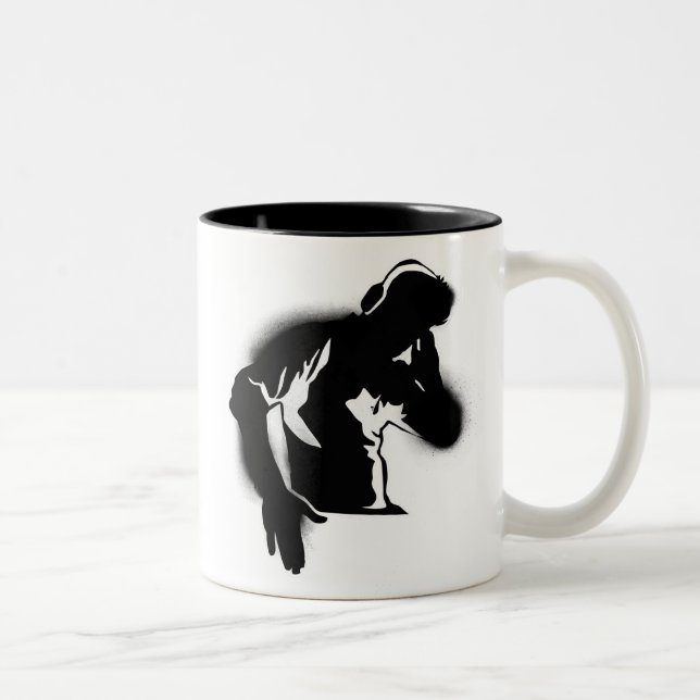 TAZA BICOLOR DJ (Derecha)