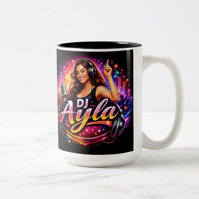 TAZA BICOLOR DJ AYLA 2 (Derecha)