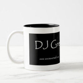 Taza Bicolor DJ Gray mug