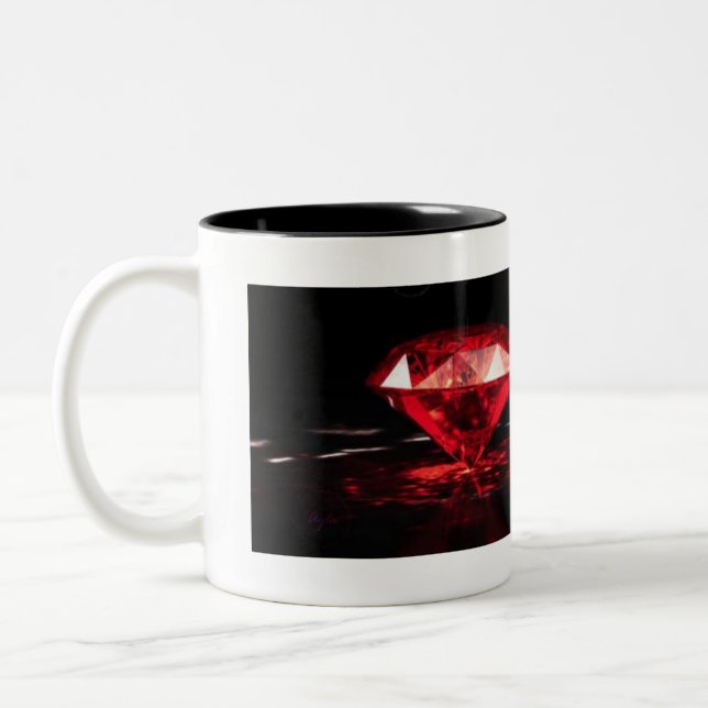 Taza Bicolor DJ RedDiamond Mug (Izquierda)
