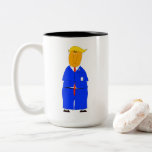 Taza Bicolor  DJT Trump Funny Coffee and Tea Drinking Mug<br><div class="desc">Everybody loves Trump. People love Trump. Show your coworkers,  friends,  relatives,  and enemies that everyone loves you. Use a Crabgrass Cards coffee and tea mug to show your sarcastic side that everyone loves you. Crabgrass Cards -- Show what's on your mind.</div>