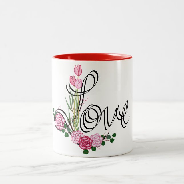 Taza Bicolor Doble amor Mug Valentine (Centro)
