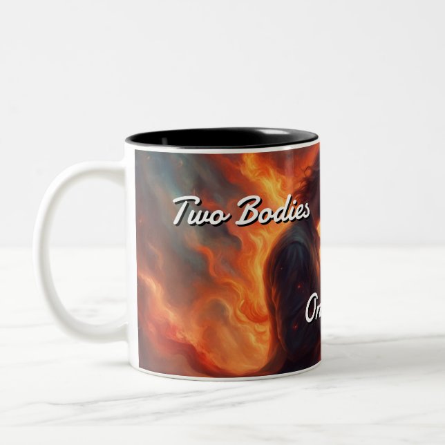 Taza Bicolor Doble llama 005 (Izquierda)