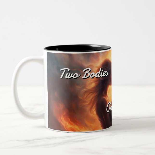 Taza Bicolor Doble llama 008 (Izquierda)