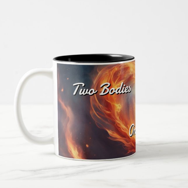 Taza Bicolor Doble llama 009 (Izquierda)