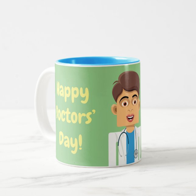 Taza Bicolor Doctor (Anverso izquierdo)