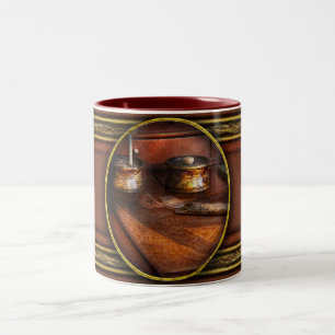 Taza Bicolor Doctor - Optometrista - Necesito mis gafas de lect