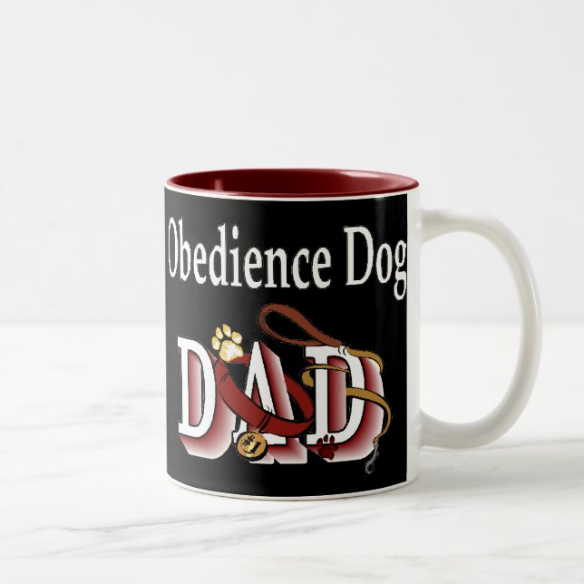 Taza Bicolor Dog Obedience Dad (Derecha)