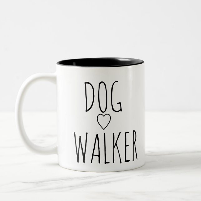 TAZA BICOLOR DOG WALKER (Izquierda)