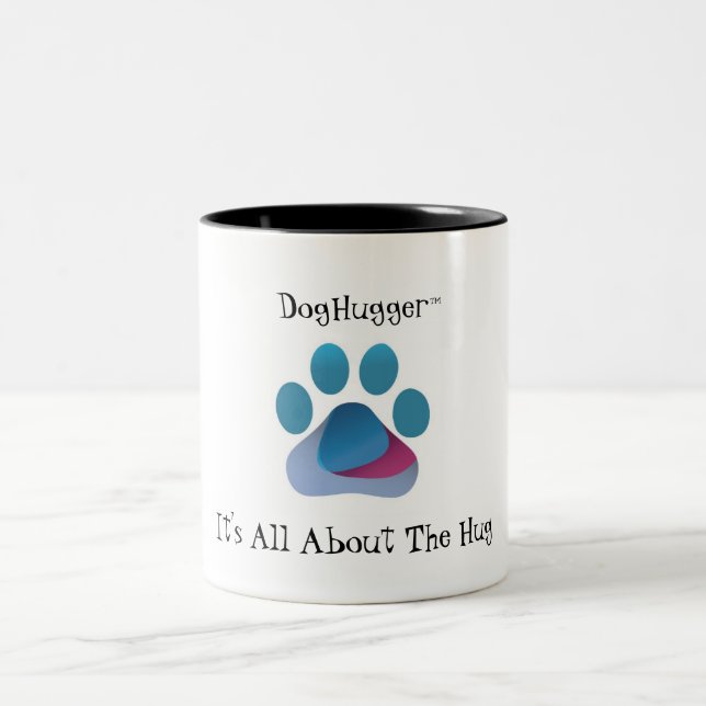 Taza Bicolor DogHugger (TM) con dos dedos (Centro)
