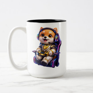 Taza Bicolor DOGI - Doges de Impacto Global Babero