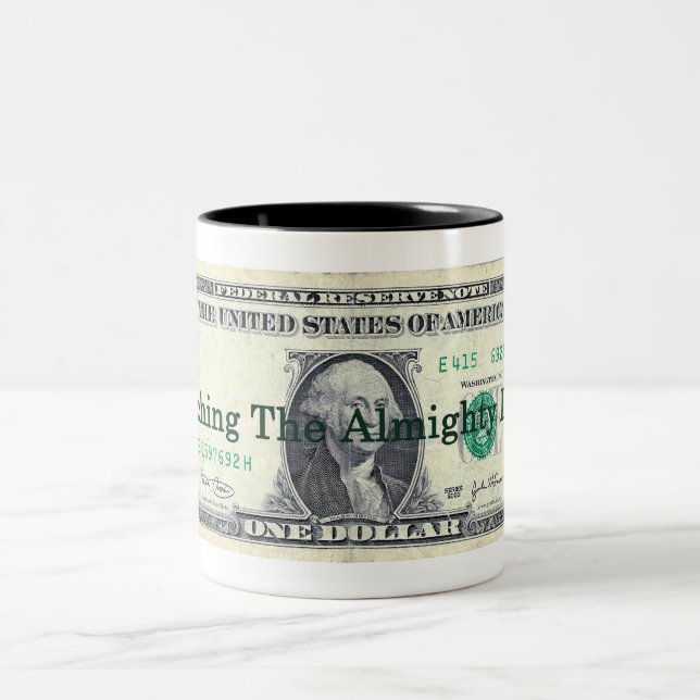 Taza Bicolor Dólar poderoso (Centro)