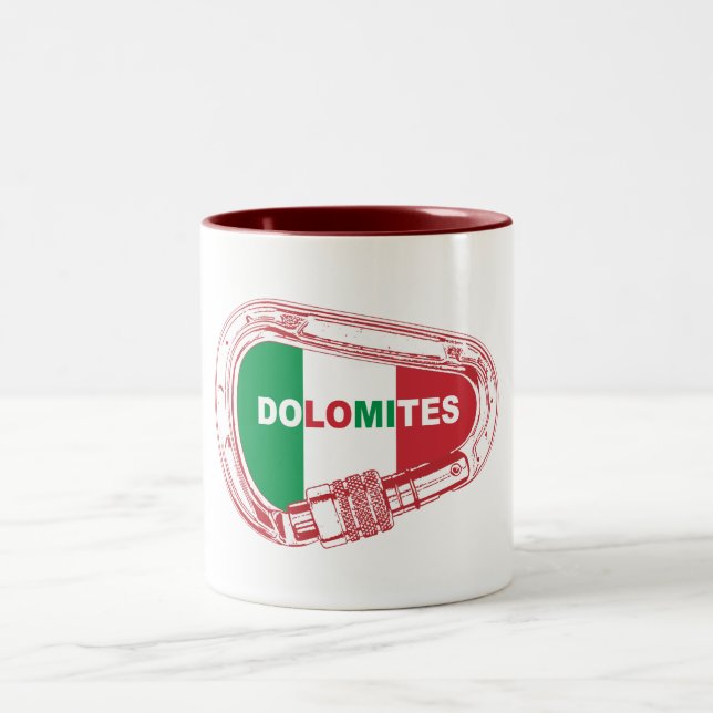 Taza Bicolor Dolomitas Climbing Carabiner (Centro)