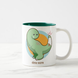 Taza Bicolor Dolor de Dino