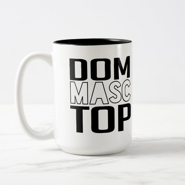 Taza Bicolor Dom Masc Sup (Izquierda)