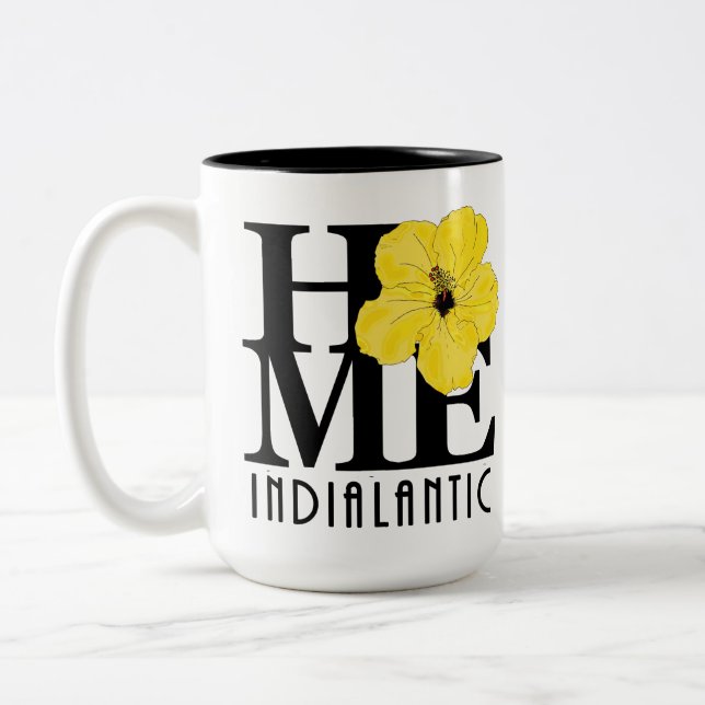 Taza Bicolor DOMICILIO Indialántico 15 oz (Izquierda)