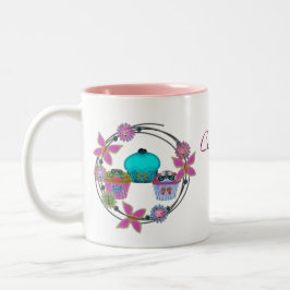 Taza Bicolor Domingo de torta