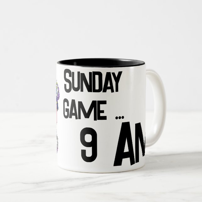 Taza Bicolor Domingo Drool Mug (Anverso derecho)