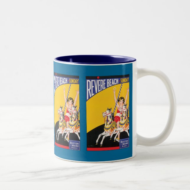 Taza Bicolor Domingo Revere Beach (Derecha)