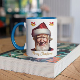 TAZA BICOLOR DONALD LE DESEA UNA FELIZ NAVIDAD