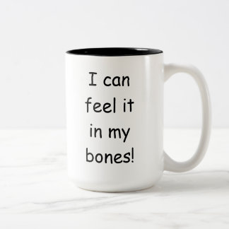 Taza Bicolor Donald Trump Can Feel it in His Bones Mug