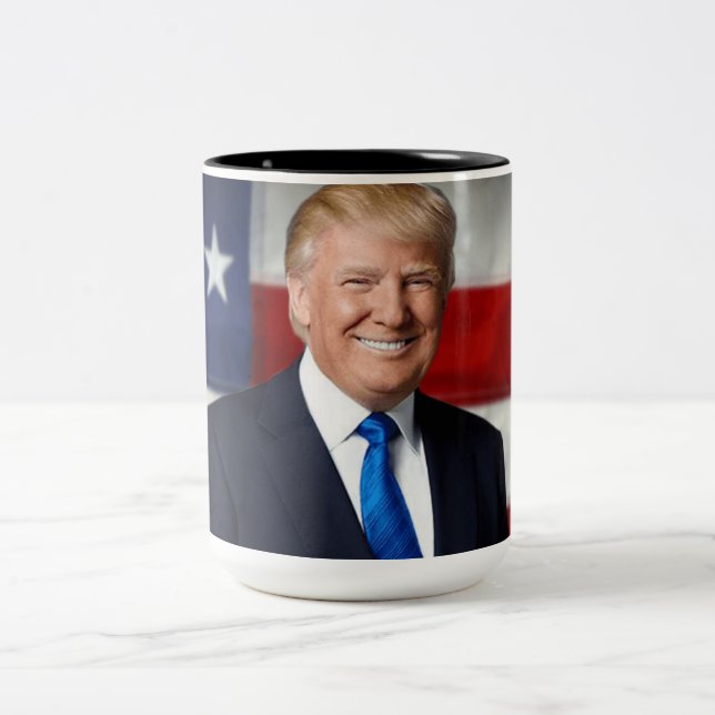 Taza Bicolor Donald Trump: ¡Fea! (Centro)