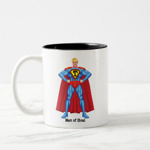 Taza Bicolor Donald Trump Hombre De Robo