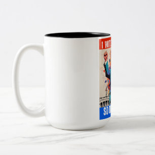 TAZA BICOLOR DONALD TRUMP - VOTÉ POR TRUMP, ¡ENTONCES, TRAÉGALO