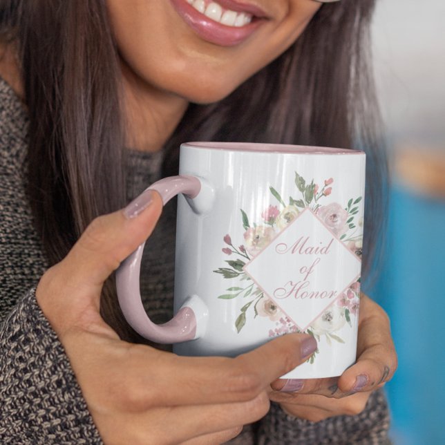 Taza Bicolor doncella de honor (Subido por el creador)