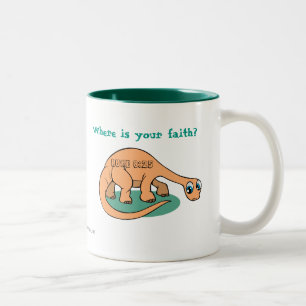 Taza Bicolor ¿Dónde está su fe? Citas de la biblia