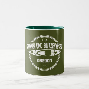 Taza Bicolor Donner und Blitzen River Oregon Kayaking