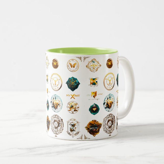 Taza Bicolor dorado (Anverso derecho)