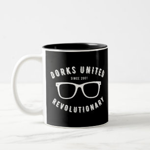 Taza Bicolor DORKS: Café Revolucionario Unido