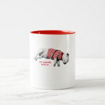DORMIR AL PERRO 2 Tone Coffee Mug. 2 tamaños