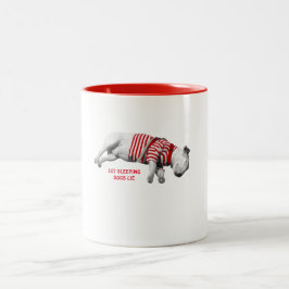 Taza Bicolor DORMIR AL PERRO 2 Tone Coffee Mug. 2 tamaños