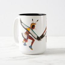 Dos bailarines de águila