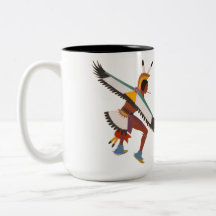 Dos bailarines de águila