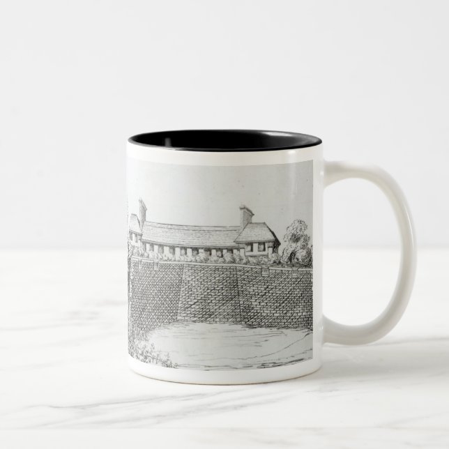 Taza Bicolor Dos baterías en la casa de Southampton (Derecha)