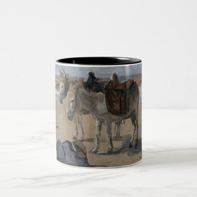 Taza Bicolor Dos burros (de Isaac Israels) (Centro)