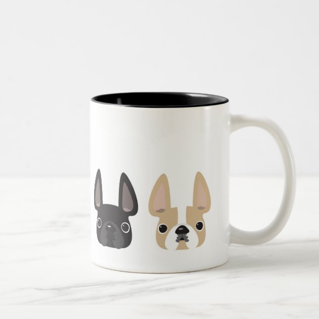 Taza Bicolor Dos cafés franceses (Derecha)