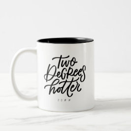 Taza Bicolor Dos grados más caliente