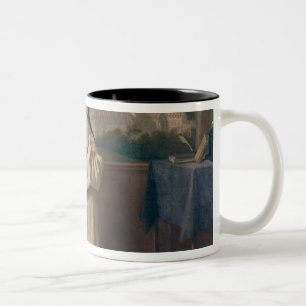 Taza Bicolor Dos monjas