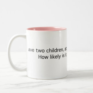 Taza Bicolor Dos niños, uno un chica