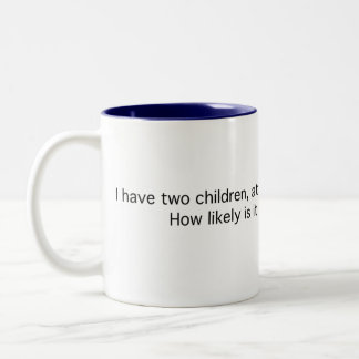 Taza Bicolor Dos niños, uno un muchacho