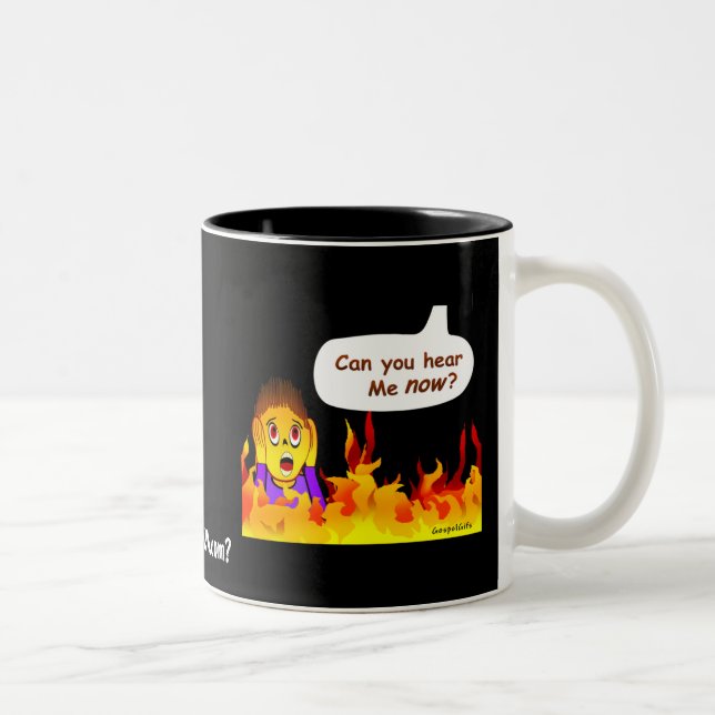 Taza Bicolor Dos tonos gotGod316.com Mug (Derecha)
